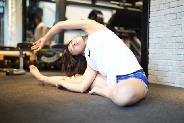 トレーニング前のストレッチ